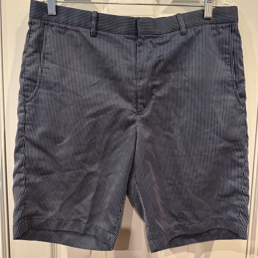 Bobby Jones Navy Pinstripe Shorts